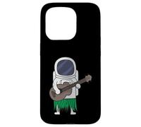 Astronaut Outer Space Ukulele Luau Cute Funny Hawaii Case for iPhone 15 Pro