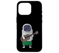 Astronaut Outer Space Ukulele Luau Cute Funny Hawaii Case for iPhone 16 Pro