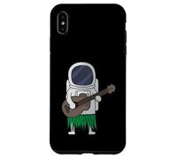 Astronaut Outer Space Ukulele Luau Cute Funny Hawaii Case for iPhone XS Max