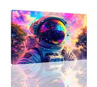 Astronaut Paint by Numbers for Adults with Frame, Space Paint by Number Canvas with Acrylic Paints Brushes, Hobbies for Adults Women DIY Oil Painting Kits for Home Wall Decor Gifts 32x40 inch,kk-211