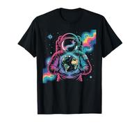 Astronaut Planet Earth Outer Space Galaxy Universe Science T-Shirt