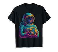 Astronaut Planet Earth Outer Space Galaxy Universe Science T-Shirt