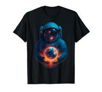 Astronaut Planet Earth Outer Space Galaxy Universe Science T-Shirt