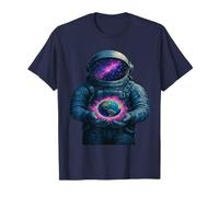 Astronaut Planet Earth Outer Space Galaxy Universe Space Art T-Shirt