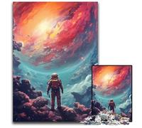 Astronaut Planet Jigsaw Puzzles 1000 Pieces for Adults Puzzles for Adults HighDifficulty Brain Teaser for Teenagers 1000 PCS(38x26cm)