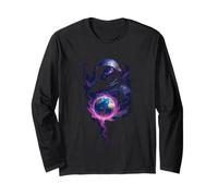 Astronaut & Planet, Science, Earth | Universe & Galaxy Long Sleeve T-Shirt