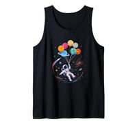 Astronaut Planet Swing Solar System Sun Earth Universe Tank Top