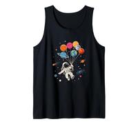 Astronaut Planet Swing Solar System Sun Earth Universe Tank Top