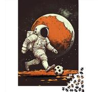 Astronaut Playing Football6 Puzzle for Teenagers 1000 Pieces Puzzle Brain Teaser Puzzles For Adults 1000pcs (75x50cm)