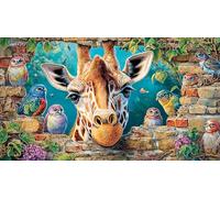 Astronaut-playing-guitar-in-space 1000-Piece Jigsaw Puzzle Old Kids Birthday Presents Classic Educational Games 75x50cm/1000pcs