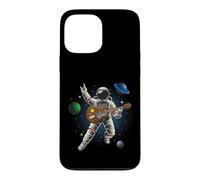 Astronaut Playing Guitar Retro Space Rock Music Case for iPhone 13 Pro Max