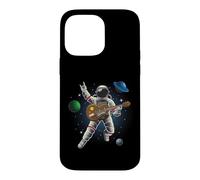 Astronaut Playing Guitar Retro Space Rock Music Case for iPhone 14 Pro Max