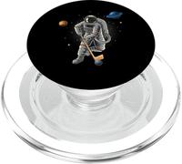Astronaut Plays Field Hockey in Space Astronaut PopSockets PopGrip for MagSafe