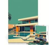 Astronaut Pool Cocktail Mi 1000 Piece Jigsaw Puzzle for Teenagers Intellect Fun Mindful Escape Exact Edges Birthday Present (50X75CM)