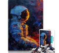 Astronaut Praying 1000 Piece Jigsaw Puzzles,Challenging Game And Family Play for Is Ideal As A Gift for The Whole Family (75x50cm)