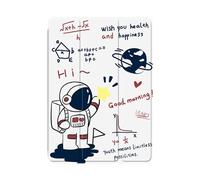 Astronaut-printed tablet computer drop-proof protective case for iPad MINI 1 2 3 4 5, book-style cushioning and shock-absorbing silicone protective cover(Mini6(8.3"))