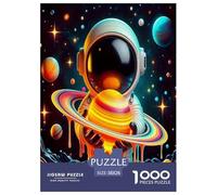 Astronaut Puzzle 1000 Pieces Jigsaw Adults Kids Puzzles Games Home Decoration Inspirational Games Educational Reliever Difficult 1000pcs 38x26cm/1000pcs