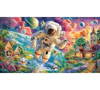 astronaut Puzzle for Adults Kids 1000 Piece - Family Activity Educational Decompression Gift 38x52/1000pcs