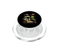 Astronaut Reading Book Alien Moon Space Astronomy Galaxy PopSockets PopGrip for MagSafe