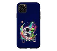 Astronaut Reading Book to Alien Moon Space Astronomy Galaxy Case for iPhone 11 Pro Max