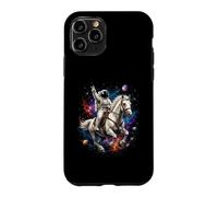 Astronaut Riding Horse Across Cosmic Universe Space Scene Case for iPhone 11 Pro