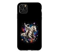 Astronaut Riding Horse Across Cosmic Universe Space Scene Case for iPhone 11 Pro Max