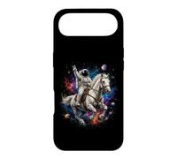 Astronaut Riding Horse Across Cosmic Universe Space Scene Case for iPhone Air