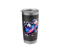 Astronaut Riding Sheep Space Stars Galaxy Planets Stainless Steel Insulated Tumbler
