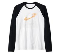 Astronaut Ringed Planet Space Raglan Baseball Tee