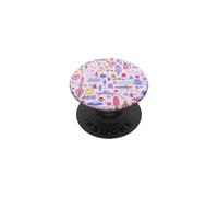 astronaut robot alien rocket sci-fi spaceship constellation PopSockets Adhesive PopGrip