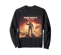 Astronaut Saluting from Mars Ground Control to Major Tom Sweatshirt