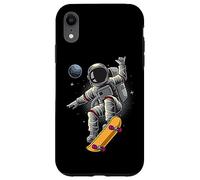 Astronaut Skateboarding Space Planets Moon Astronaut Case for iPhone XR