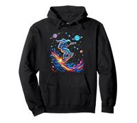Astronaut Skateboarding Space Pullover Hoodie