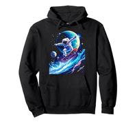Astronaut Skateboarding Space Pullover Hoodie