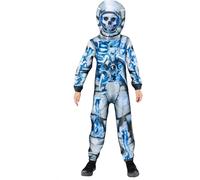 Astronaut Skeleton Boys Halloween Fancy Dress Child Costume - Age 4-6 Years