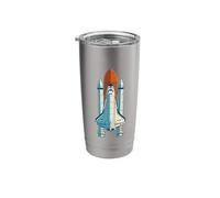 Astronaut Space Craft Tee Shirts, Space Rocket Space Shuttle Stainless Steel Insulated Tumbler