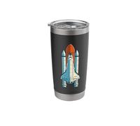 Astronaut Space Craft Tee Shirts, Space Rocket Space Shuttle Stainless Steel Insulated Tumbler
