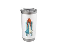 Astronaut Space Craft Tee Shirts, Space Rocket Space Shuttle Stainless Steel Insulated Tumbler