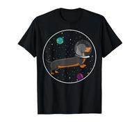 Astronaut Space Dachshund Dog Lover T-Shirt