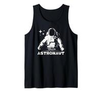 Astronaut Space Explorer Vintage Graphic Art Tank Top