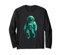 Astronaut Space Graffiti Urban Art Sci-Fi Design Long Sleeve T-Shirt