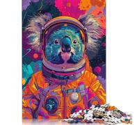 Astronaut Space Koala Puzzle Friendly Materials 100 Percent Recycled Cardboard Jigsaw Puzzle for Adult Children Easter Gift 1000pcs (75x50cm)
