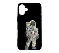 Astronaut Space Man Helmet Suit Moon Quantum Moonwalk Art Case for iPhone 16 Plus
