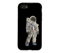 Astronaut Space Man Helmet Suit Moon Quantum Moonwalk Art Case for iPhone SE (2020) / 7/8