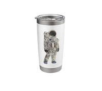 Astronaut Space Man Helmet Suit Moon Quantum Moonwalk Art Stainless Steel Insulated Tumbler