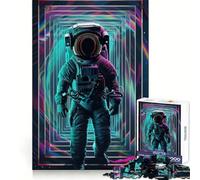 Astronaut Space Portal Jigsaw 1000 Pieces for Teenagers Analytical Skill Mindful Leisure Tight Join Holiday Treat (38x26cm)