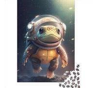 Astronaut Space Turtle 1 Puzzle for Adults And Teenagers 1000 Pieces Paper Puzzles for Teenagers Gifts Brain Teaser Game 1000pcs (38x26cm)