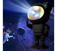 Astronaut Star Projector Galaxy Night Light, 360° Space Buddy Projector Nebula Starry Sky Ceiling LED Lamp with Timer & Remote, Gift for Kids Adults Bedroom Decor, Christmas, Birthday