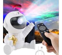 Astronaut Star Projector Night Light with 360° Rotation and Adjustable Brightness, Starry Nebula Ceiling Projector with Remote Control, Perfect Holiday Gifts for Kids and Adults