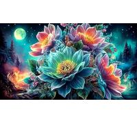 Astronaut-Surfing-Galaxy 1000 Piece Jigsaw Puzzle for Adults Challenging & Brainteasing for Family 75x50cm/1000pcs